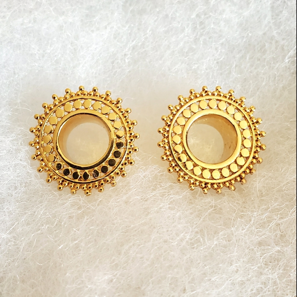 BVLA Gold Plated Silver 7/16" (11.13mm) Eyelets